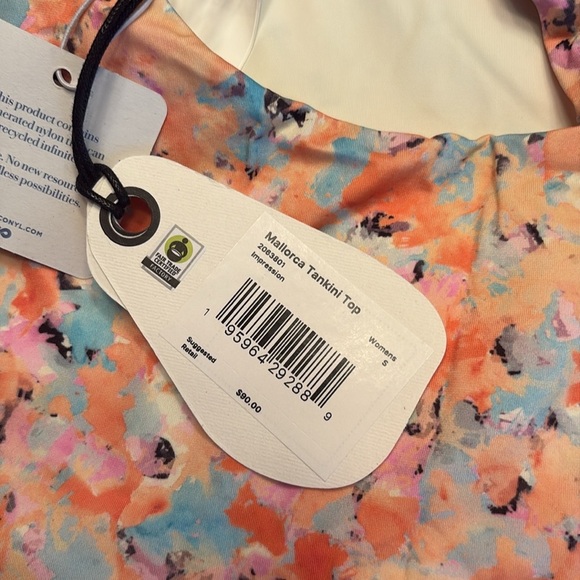 NWT Prana Mallorca Tankini Top in Impression - Picture 8 of 9